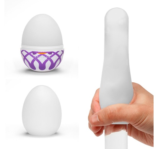 Tenga masturbator - jajko egg mesh rozciągliwe sex